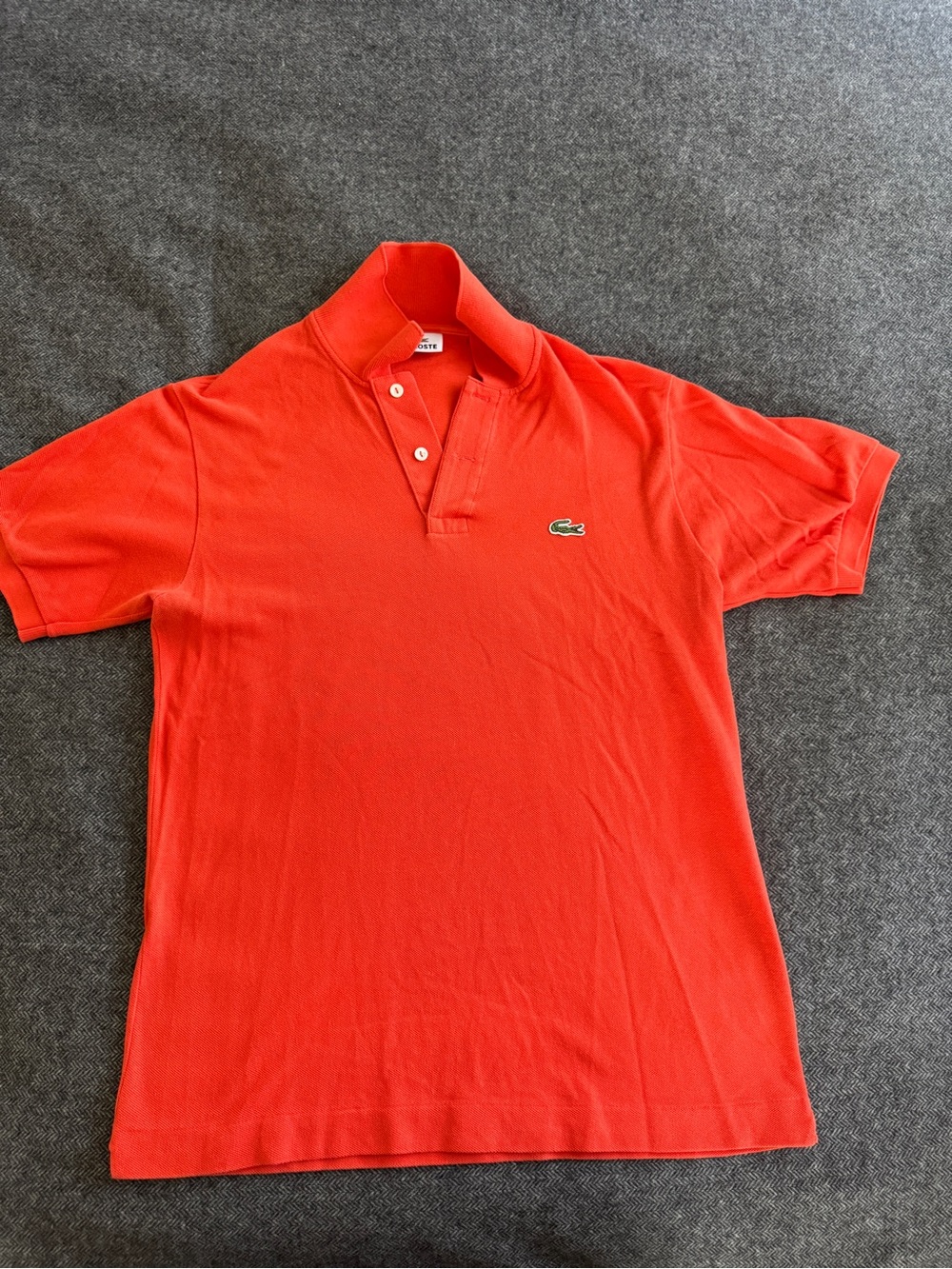 Lacoste Men’s Orange Short-Sleeve Polo